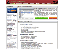 Tablet Screenshot of actualkeylogger.com